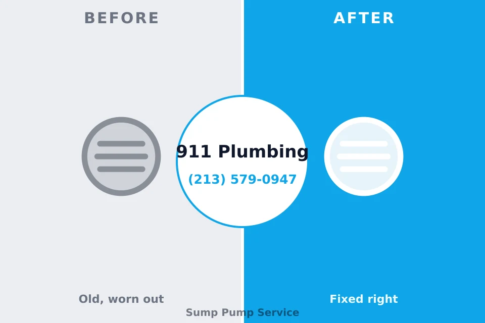 Before and after: plumbing company Echelon, NJ